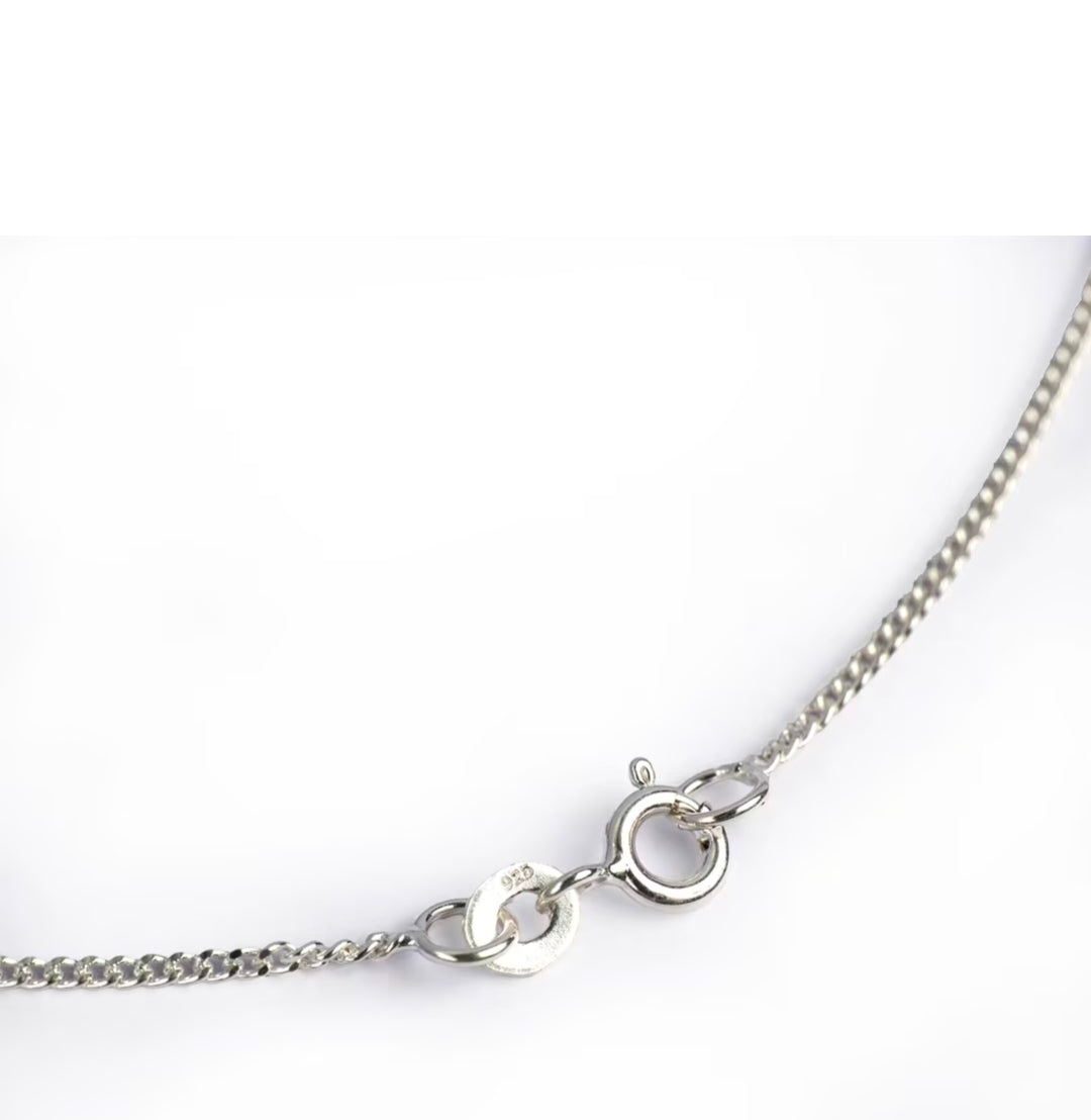 Pure Sterling Silver Fancy Chain