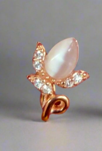 Pure Silver Gold coated Fancy Ear Rings For Women