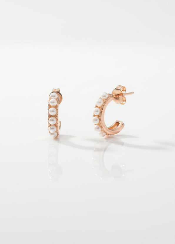 925 Sterling Silver Royal Blue Floral Earrings