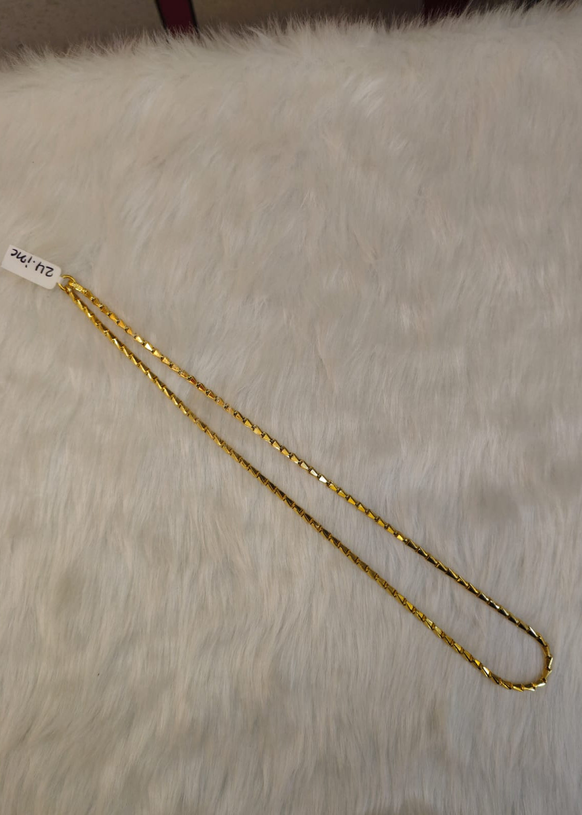 Luxury 92.5 Sterling Silver Gold Coated Diamond-Cut Box Chain