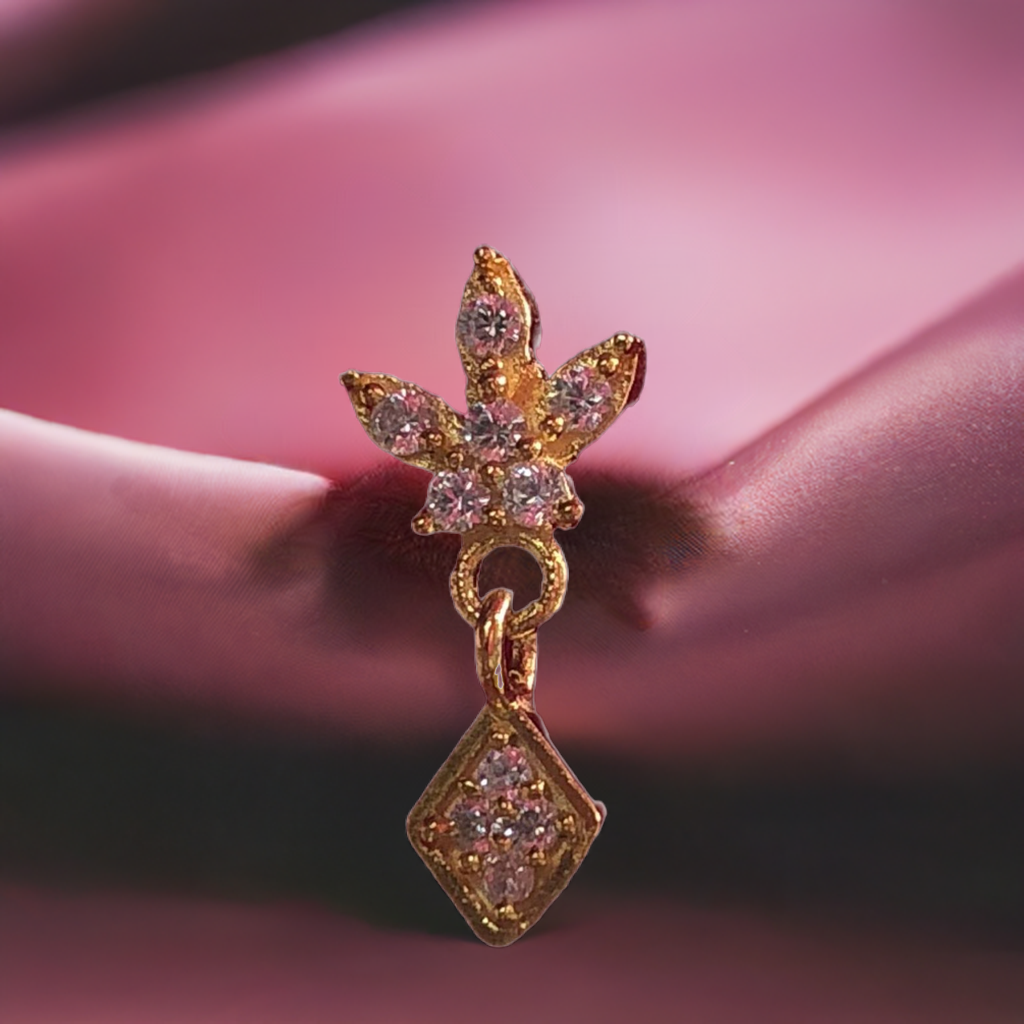 Pure Silver Ear rings and Hangings with Gold Coating