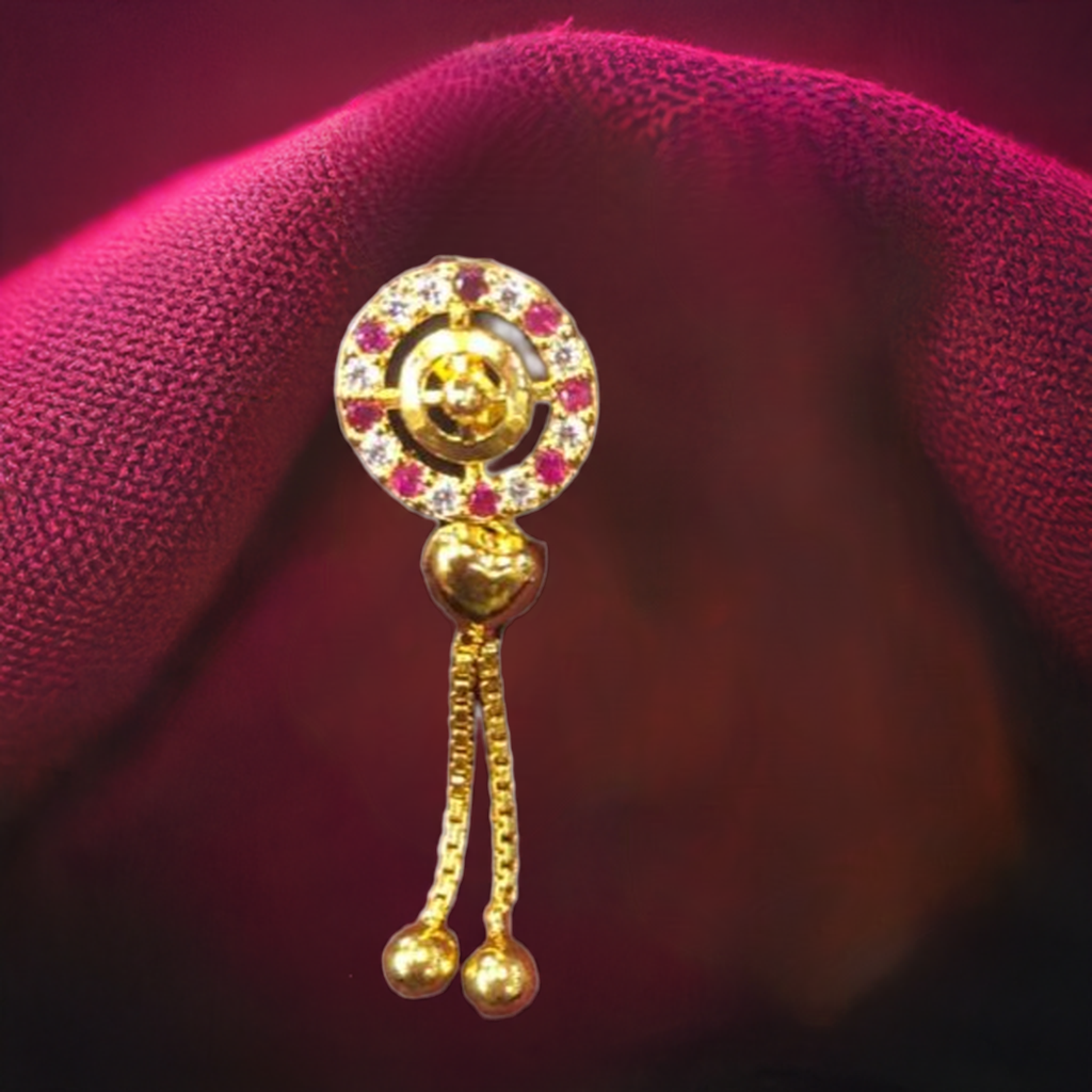 Gold Coated Pure Silver Jhumki Ear rings for Women