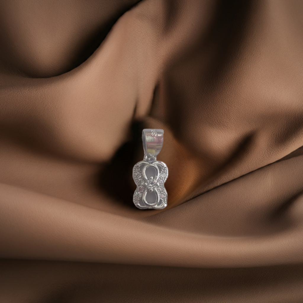 Pure Silver Infinity Pendant for Girls