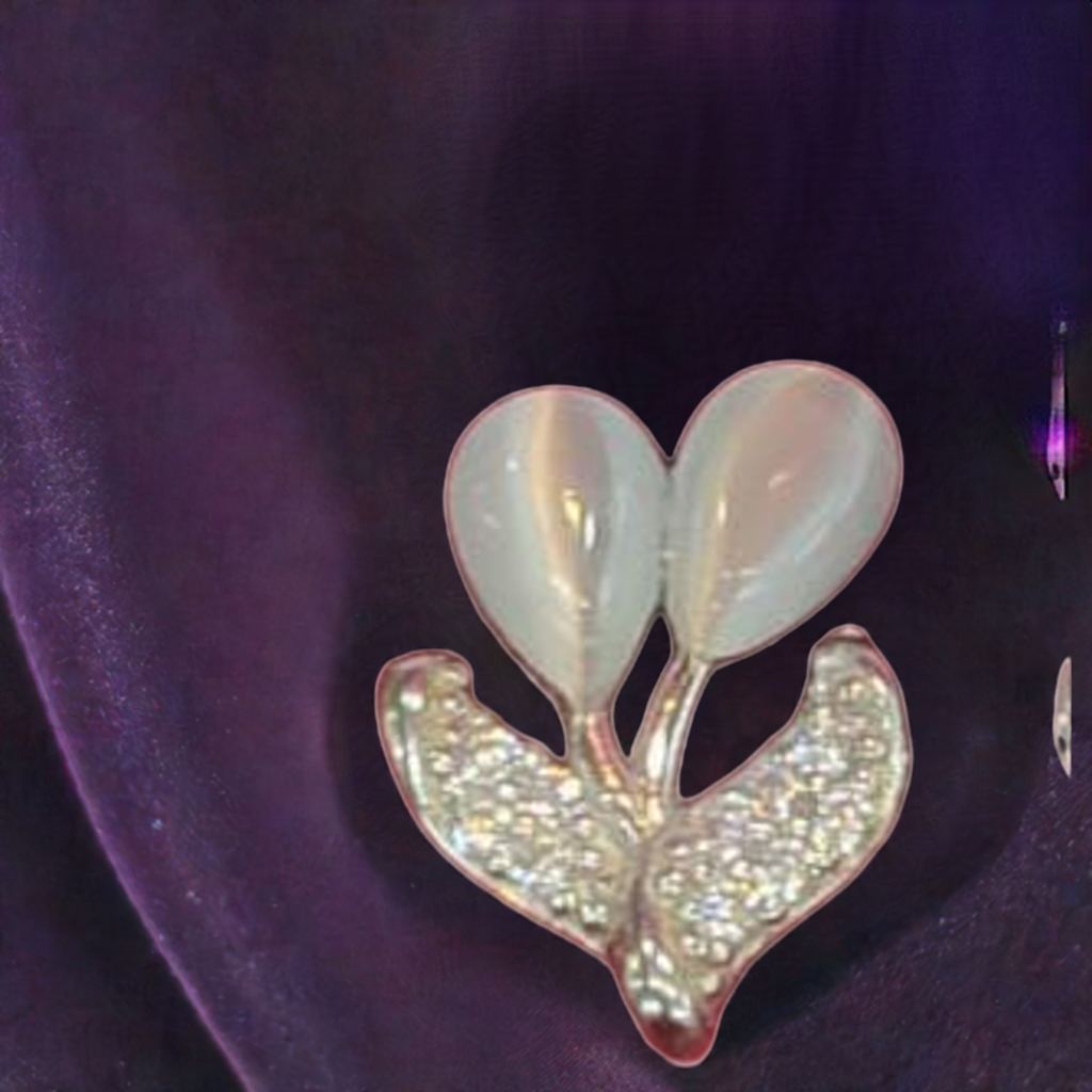 Pure Silver & Rose Gold coated Fancy Flower Buds Design Studs for Girls
