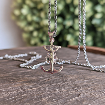 92.5 Pure Silver Anchor Silver Pendant