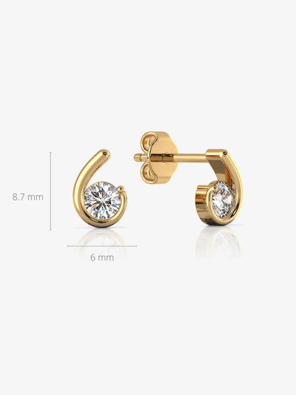 Pure 925 Silver Dainty Earrings For Women