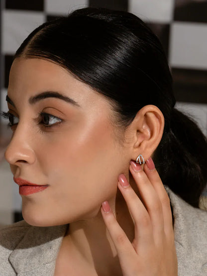 Pure 925 Silver Belle Huggie Earrings For Women