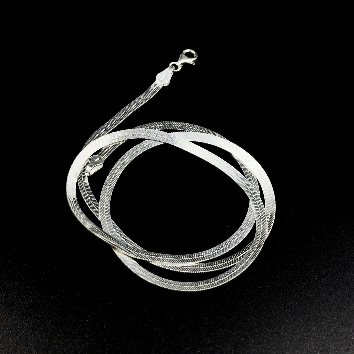 Pure 92.5 Silver Continuous Chain