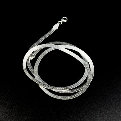 Pure 92.5 Silver Continuous Chain