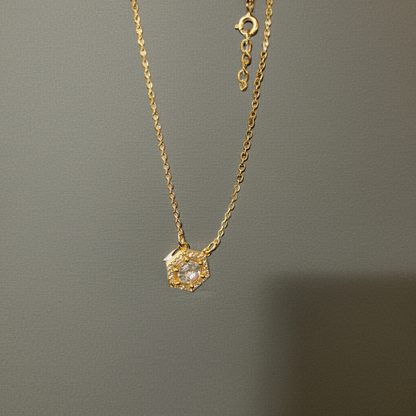 Pure 925 Silver Gold-Plated Black Bead Pendant Mangalsutra for Women