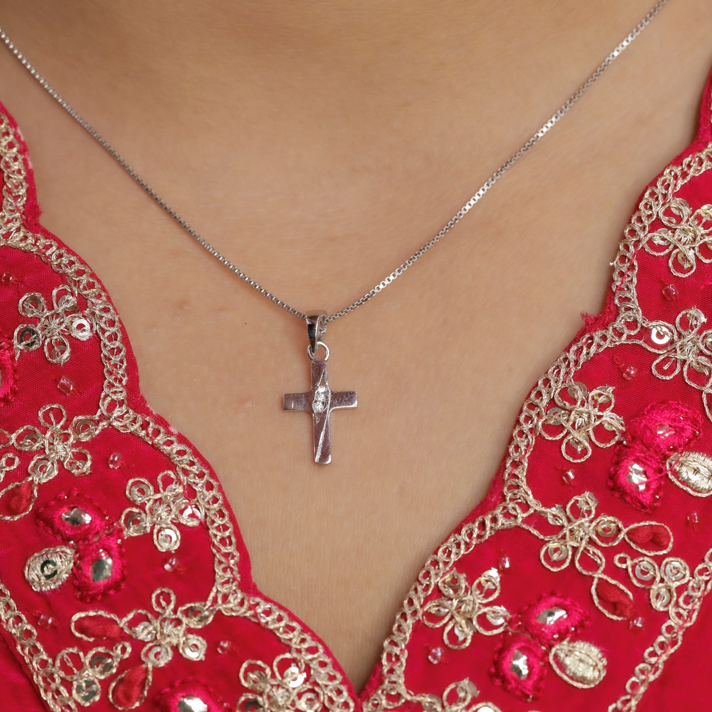 Pure Silver Cross Pendant