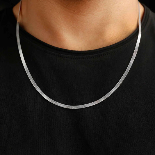 Pure 92.5 Silver Continuous Chain