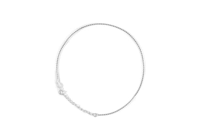 Pure Silver 92.5 Box Chain Unisex Bracelet