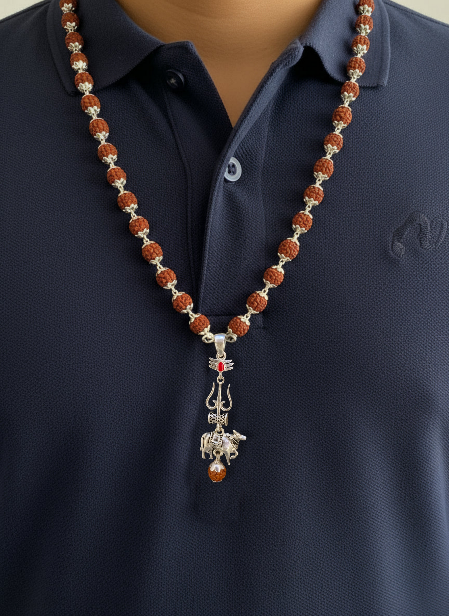 SSMB 29 Varanasi LOCKET with Rudhraksha &  Karungali maala