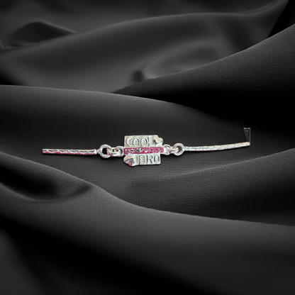 Silver "Cool Bro" Bracelet for the Fun-Loving Bro