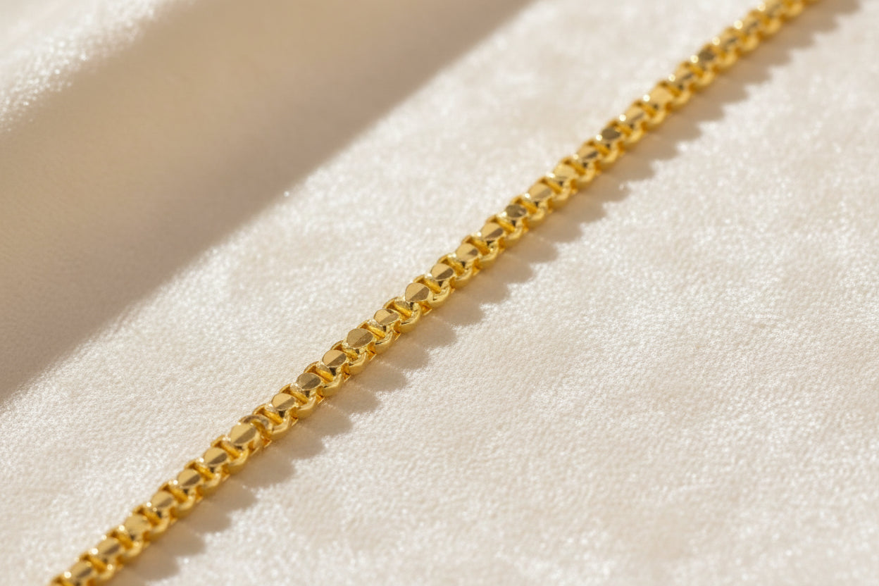 Unisex 92.5 Sterling Silver Gold Coated Classic Rope Chain