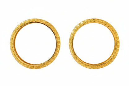 Luxury 92.5 Sterling Silver Gold Plated Star-Motif Mesh Bangle Set