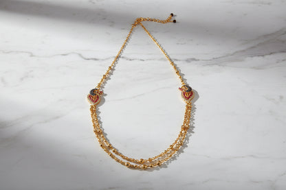 Pure 92.5 Sterling Silver Peacock Motif Mangalsutra