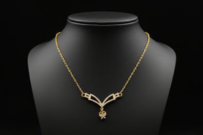 Gold Plated 92.5 Sterling Silver Radiant Starburst Halo Pendant Necklace
