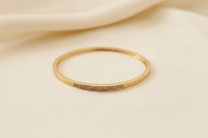 92.5 Sterling Silver Gold Plated Bangles Set