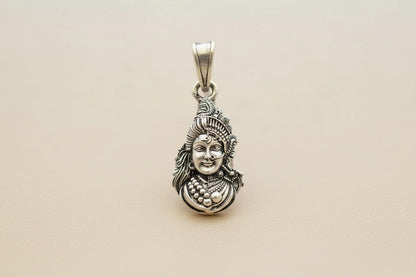 92.5 Sterling Silver Ardhanarishvara Pendant