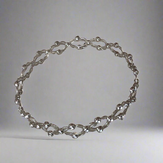 Pure Silver Ring convert to Bangle Model Supple Bracelet