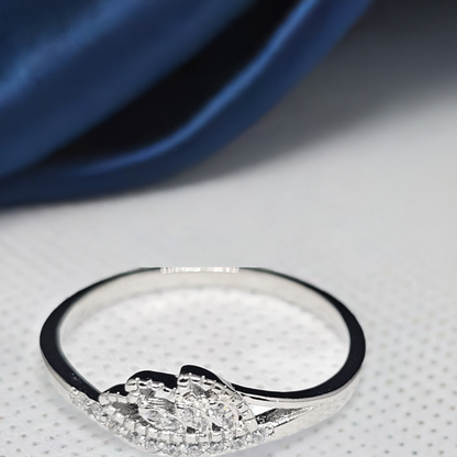 Princess Style  Sterling Silver Crown Ring