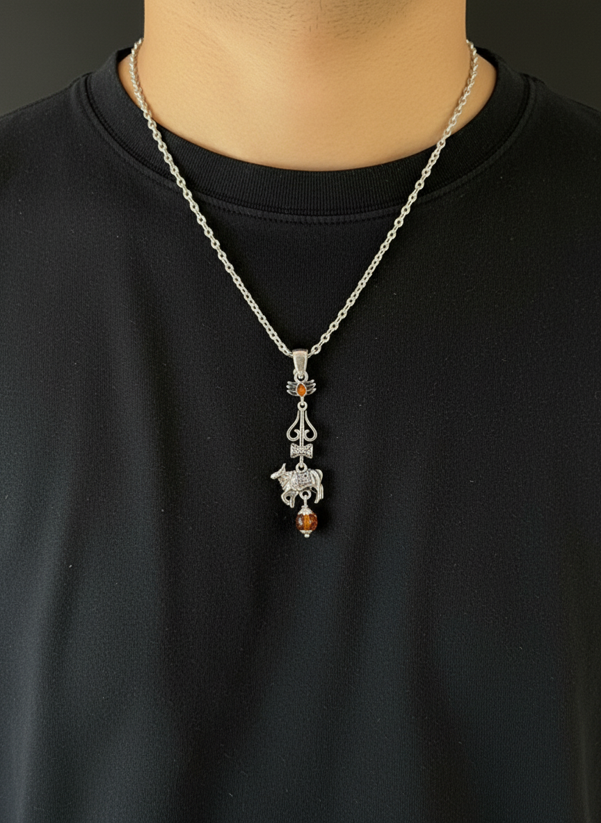 SSMB 29 Varanasi LOCKET with Rudhraksha &  Karungali maala