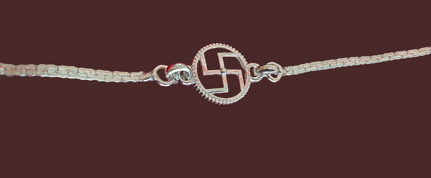 Bracelet with swastik symbol
