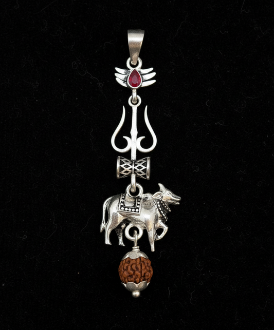 SSMB 29 Varanasi LOCKET with Rudhraksha &  Karungali maala