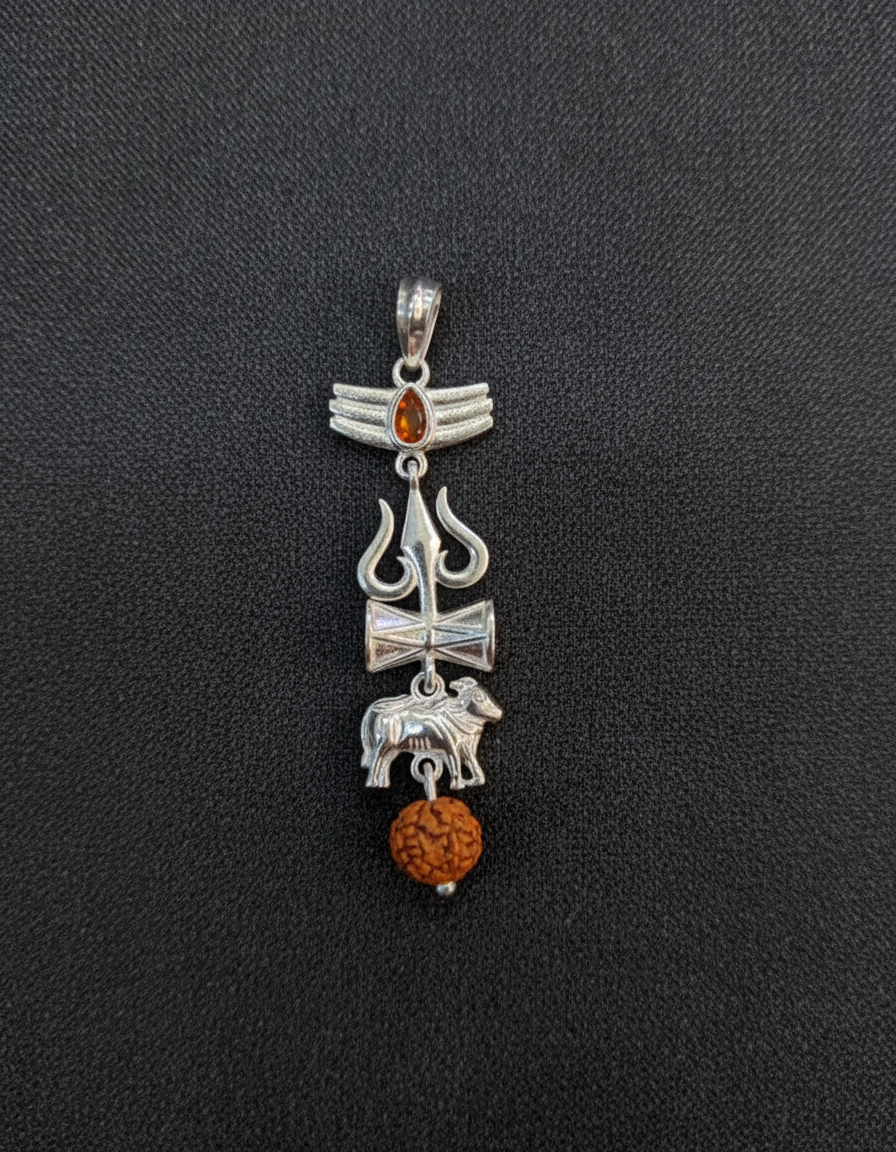 SSMB 29 Varanasi LOCKET with Rudhraksha &  Karungali maala